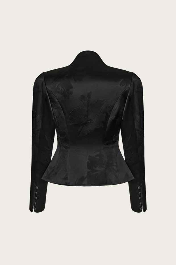 Жакет из жаккардового триацетата