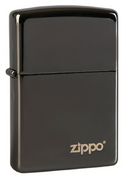 Зажигалка Zippo №150ZL* с покрытием Black Ice, латунь/сталь, чёрная с фирменным логотипом