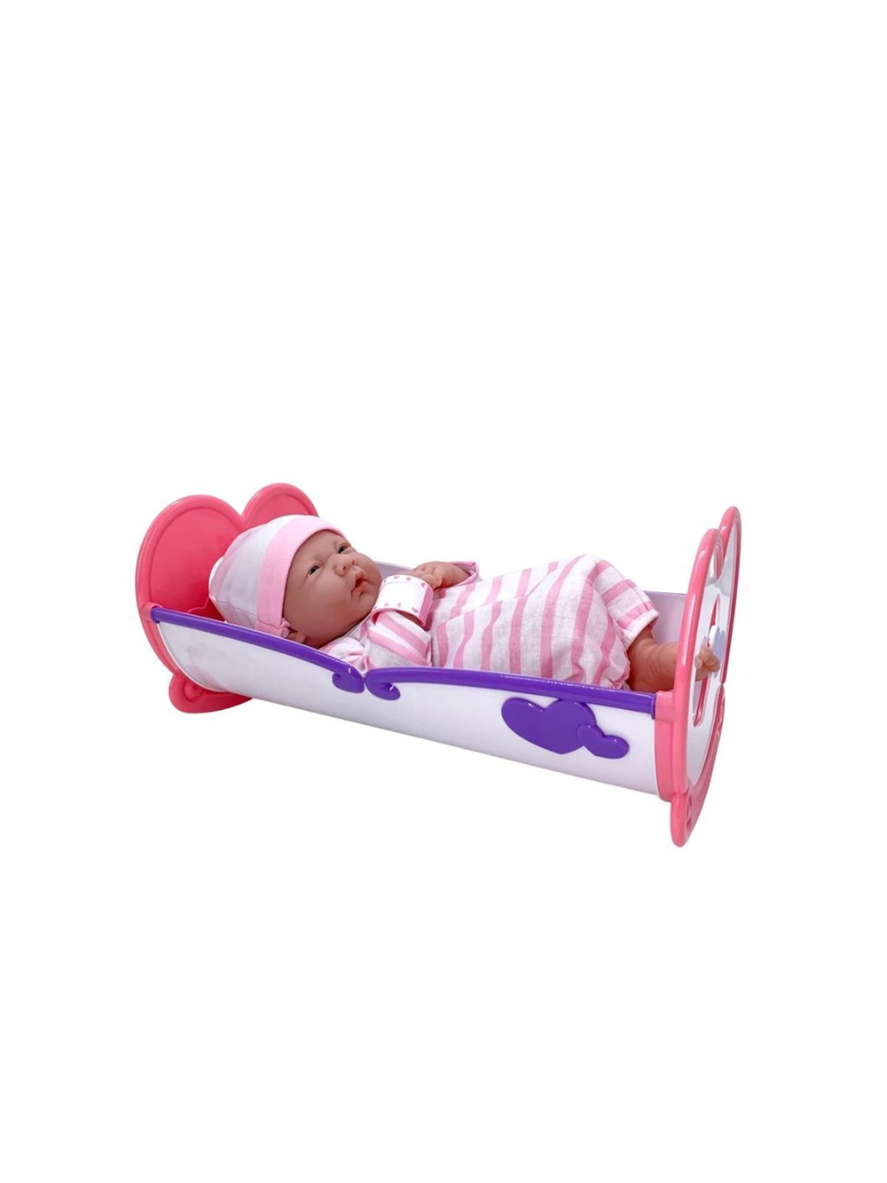 Кукла BERENGUER виниловая 36см Newborn с кроваткой (18578)