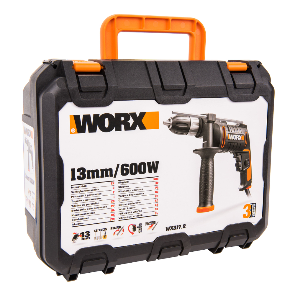 Дрель-шуруповерт сетевая WORX WX317.2