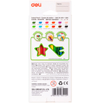 Карандаши цветные Deli "Enovation", 12 цветов, PS, картон