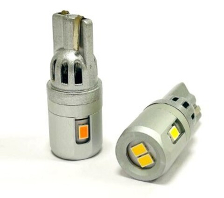 Светодиодная лампа W5W T10-4KG5 (оранжевый), 1шт