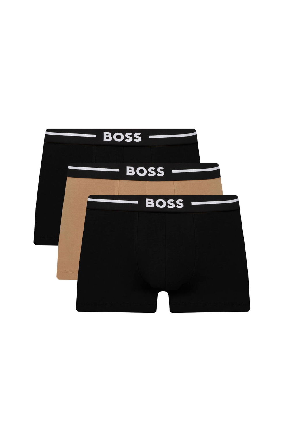 Трусики-боксеры 3шт. Bold BOSS BLACK - коричневый(50508878)