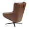 Крутящееся кресло Angel Cerda 5044, коричневая кожа