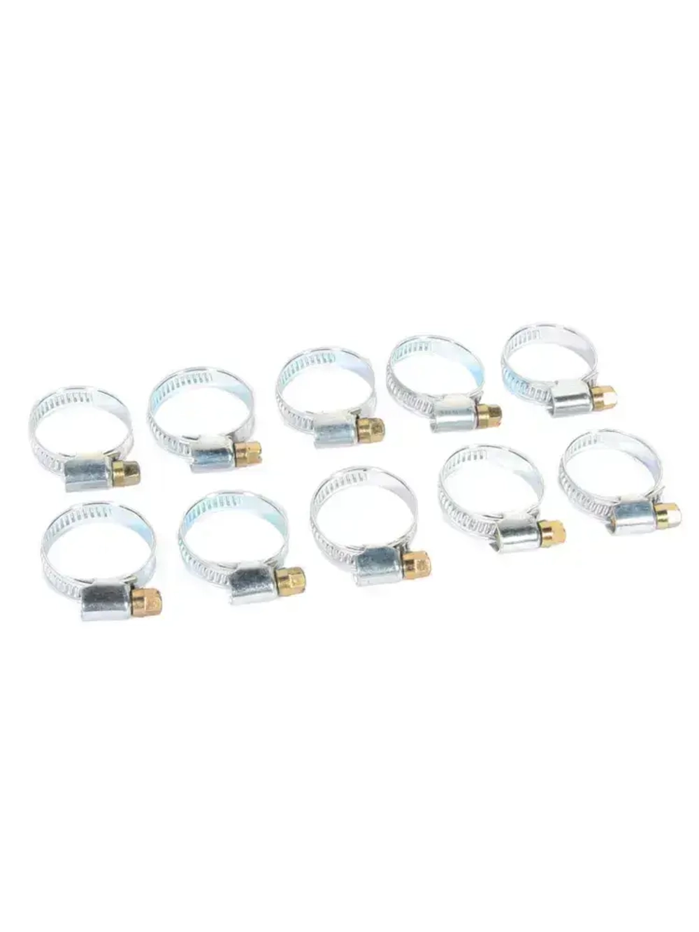 Хомут червячный 16-27 мм "ЗавГар" оцинкованная сталь упаковка 10 шт