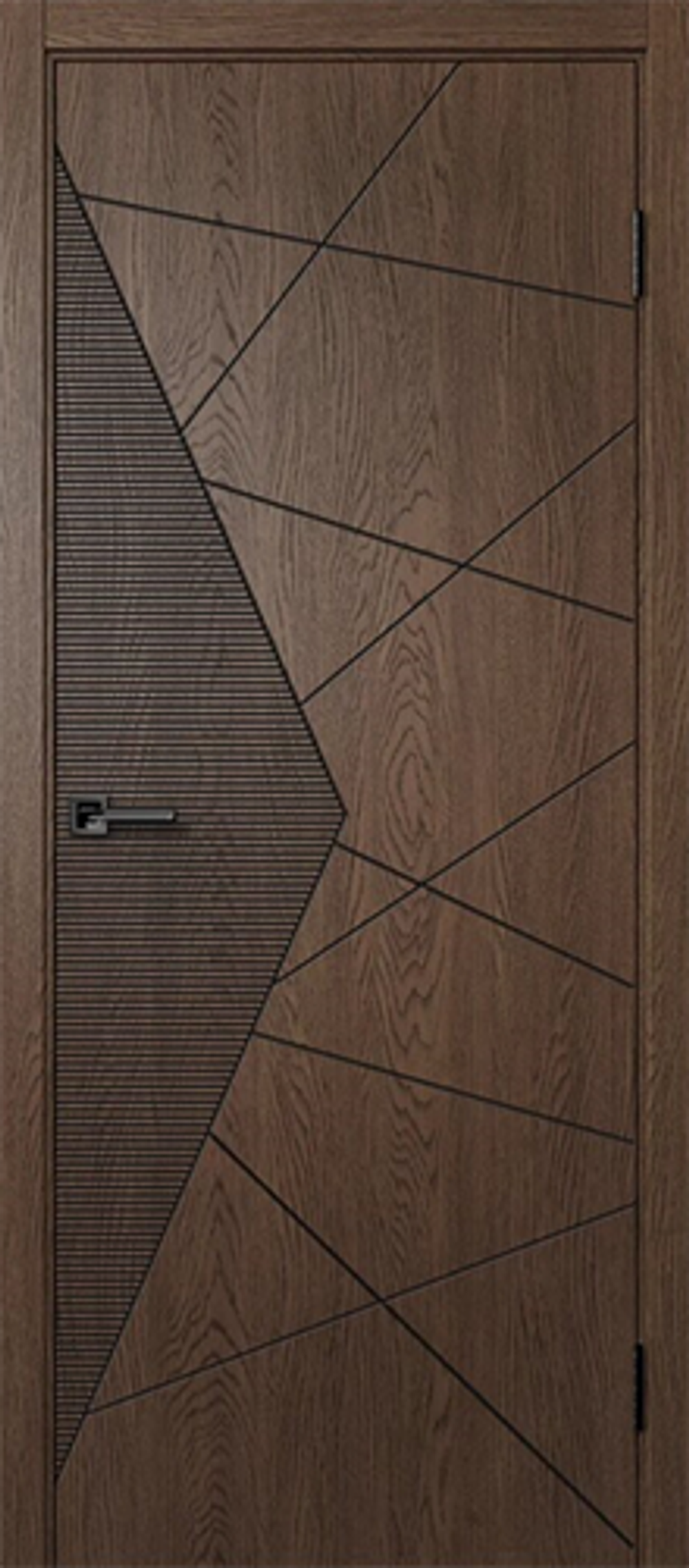 Межкомнатная дверь House Doors Синди 2 ДГ Орех текстурированный