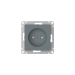 ATLASDESIGN РОЗЕТКА без заземления со шторками, 16А, мех., быстрозажим. клем., ГРИФЕЛЬ