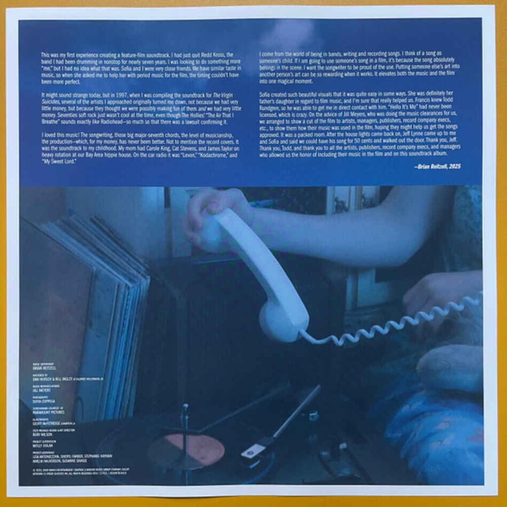 Soundtrack / The Virgin Suicide (Music From The Motion Picture)(Limited Edition)(Coloured Vinyl)(LP+7" Flexi Vinyl Single)