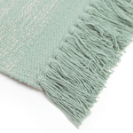 Стираемый коврик Nattiot Kirthy Bleu (100 Х 150 см), хлопок, зелено-голубой