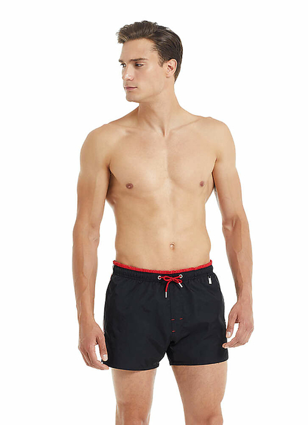 Мужские пляжные шорты черный