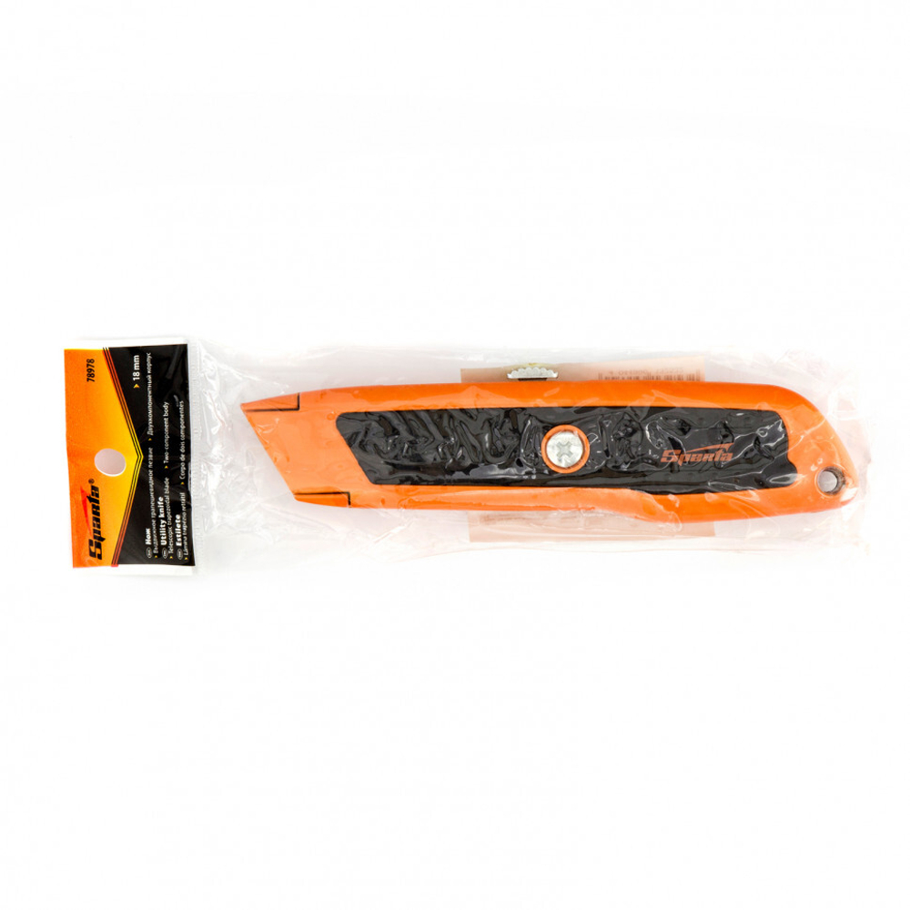 НОЖ SPARTA ВЫДВИЖНОЕ ЛЕЗВИЕ МЕТАЛ/ДВУХКОМП/КОРПУС 78978