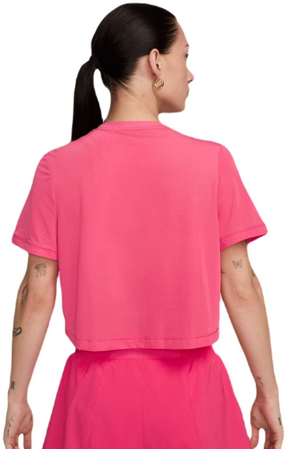 Женская теннисная футболка Nike One Classic Dri-Fit Breath T-Shirt - Розовый