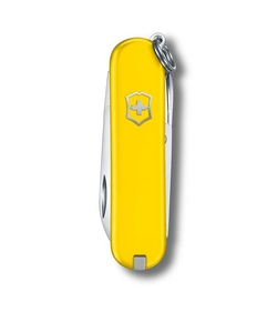 Нож-брелок VICTORINOX Classic SD Colors "Sunny Side", 58 мм, 7 функций, жёлтый (0.6223.8g)