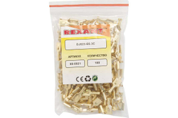 Плоская клемма REXANT, гнездо 7.5 мм, 1-2.5 кв.мм, 100 шт 08-0921