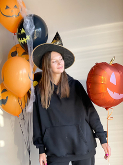 Шляпа "Ведьма" Яркий Принт