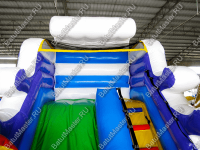 Коммерческий батут "Белый клык" с не механизированной головой, размер 6*6*4 м