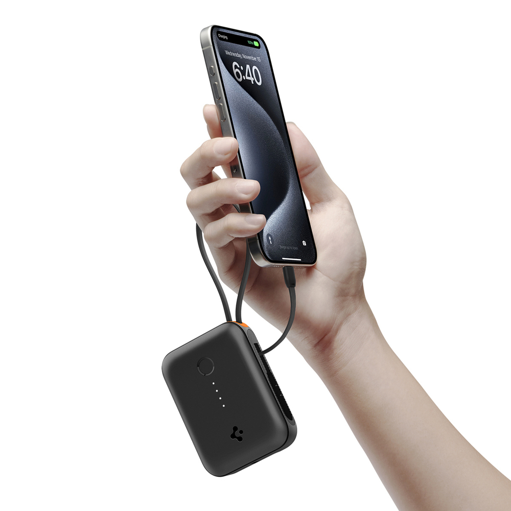 Внешний аккумулятор Spigen Essential 10000 mAh (30W) черный