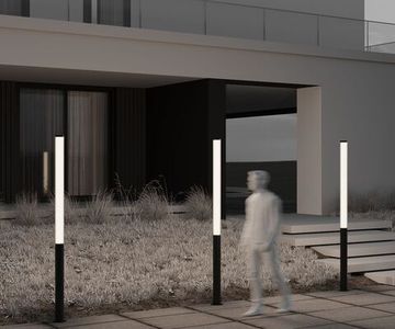 Садово-парковый светильник 100W 3000K O467FL-L100B3K черный Ster Maytoni