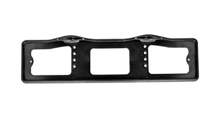 Рамка номерного знака SPL-59, пластмассовая, с подсветкой верхней, черная