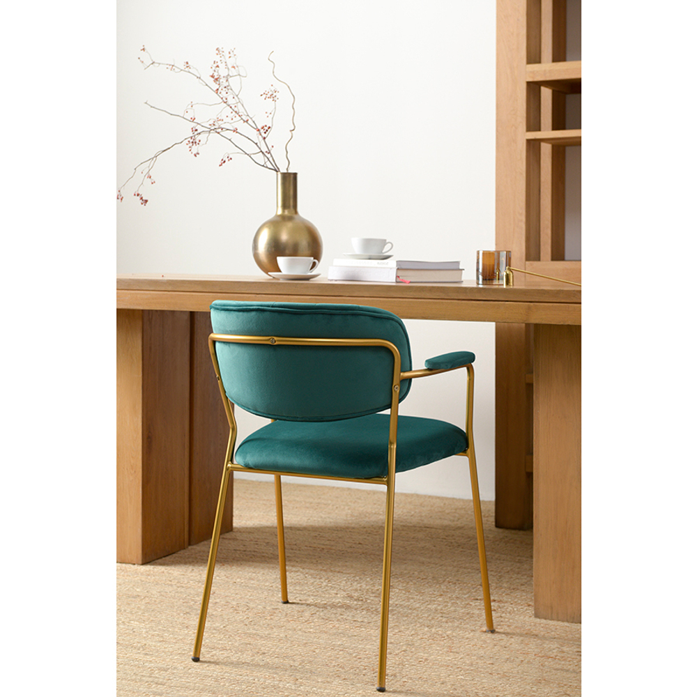 Кресло Berg Eirill темно-зеленое