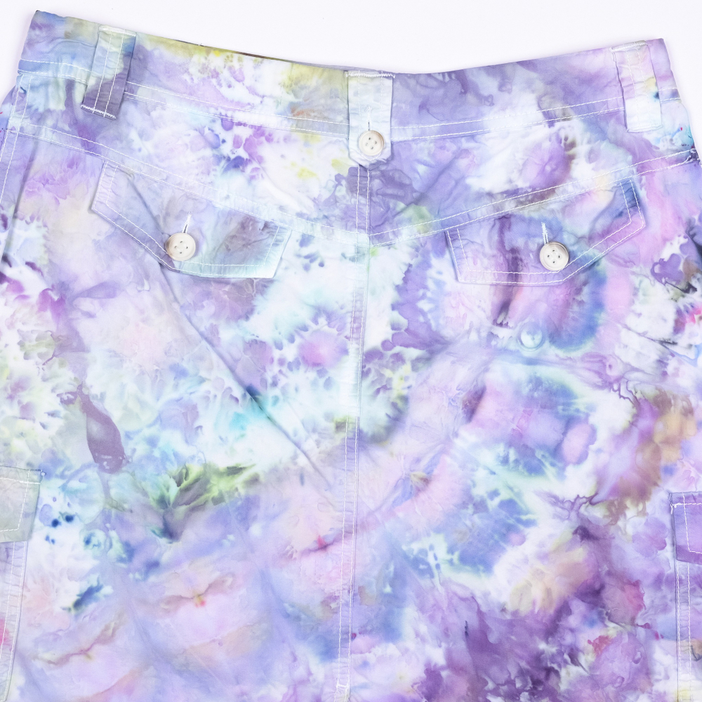 Карго юбка Otium Atelier с безумной tie-dye окраской, М