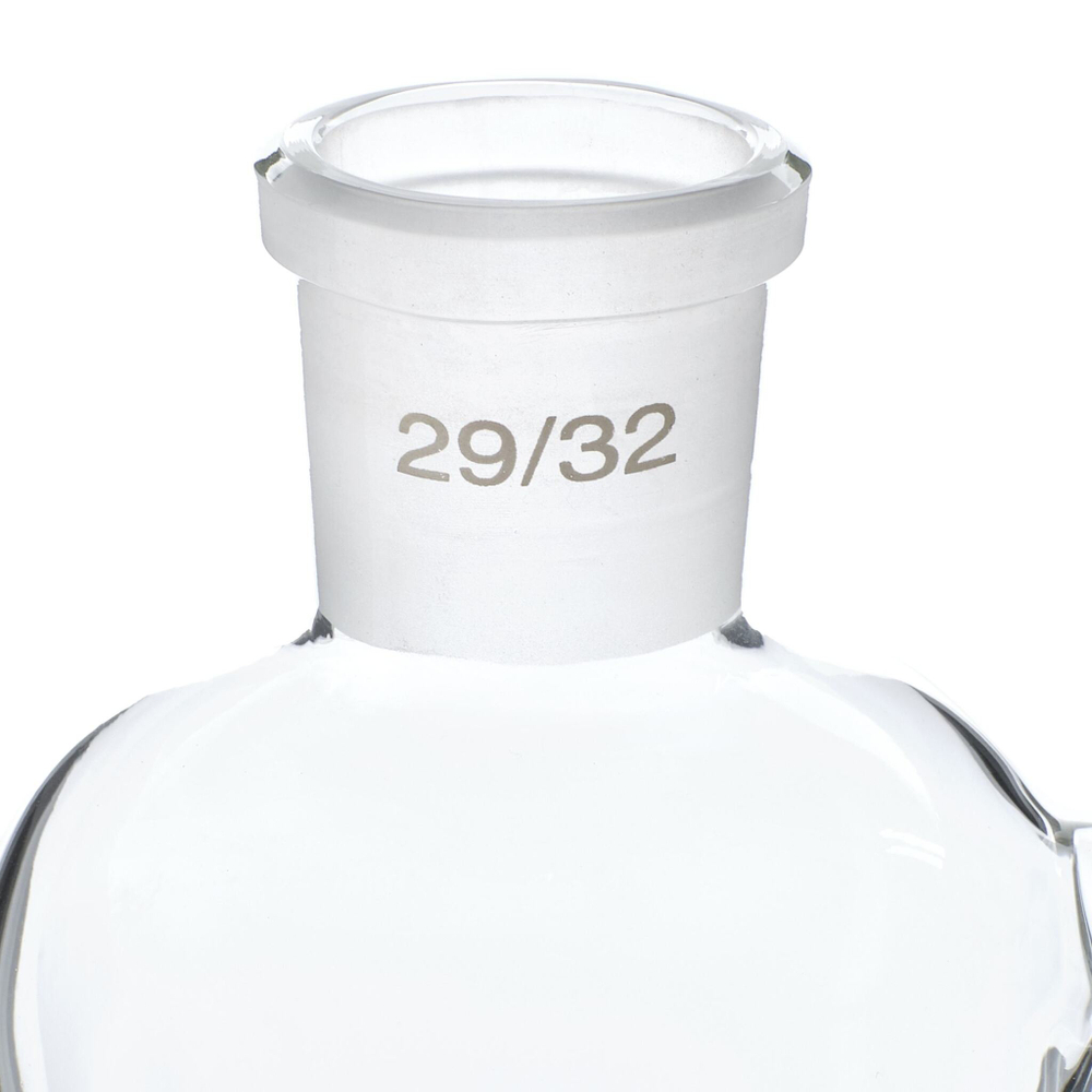 Воронка капельная цилиндрическая, 1000 мл, с компенсатором, шлиф 29/32-29/32, с PTFE краном