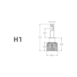 Светодиодные лампы MTF Light H1 Dynamic Vision 2500lm, 5500K (к-т 2 шт.)