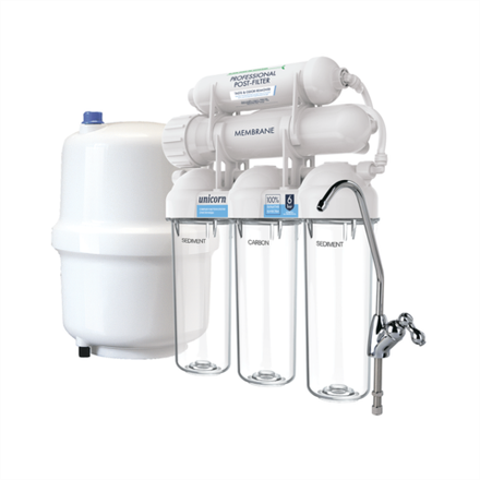 Система обратного осмоса FRO-5N, 5 ступеней очистки, Unicorn
