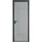 Алюминиевая дверь 11AG серая ночь остеклённая