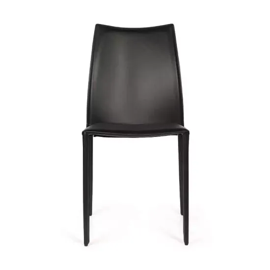 Стул Rolf, кожа черный