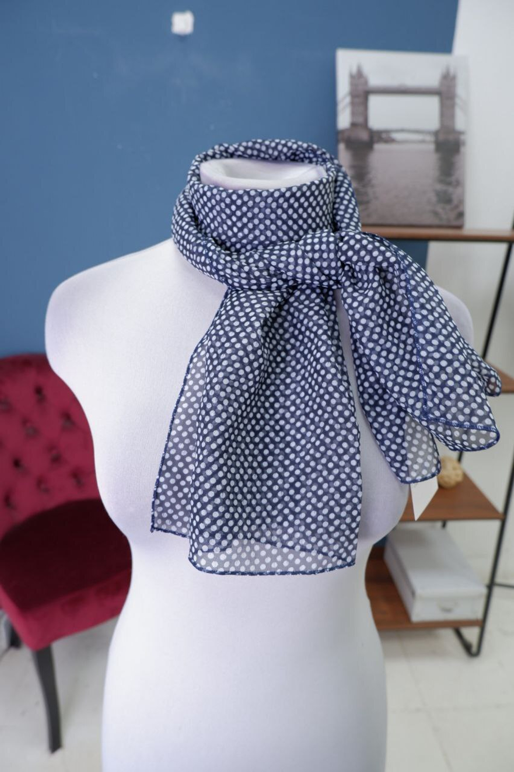 Шарф Rossini в горох