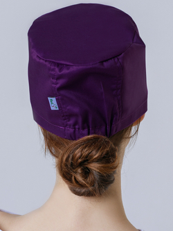 Фиолетовый Колпак женский медицинский К-117 клеон экстра