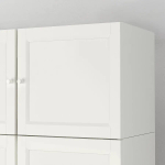 Книжный шкаф - BILLY / OXBERG IKEA/ БИЛЛИ/  ОКСБЕРГ ИКЕА,  237х80 см, белый
