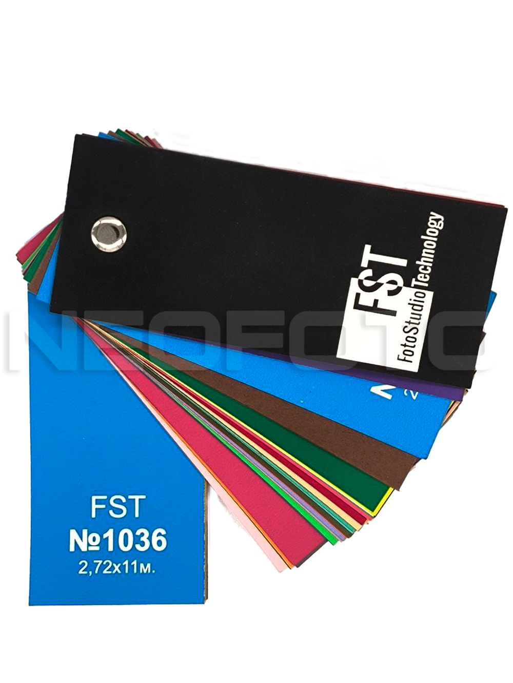 Фон бумажный FST 2,72X11 М 1036 BLUE LAKE синий насыщенный