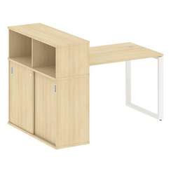 Метал Систем Стол письменный с шкафом-купе на О-образном м/к БО.РС-СШК-3.2 Т