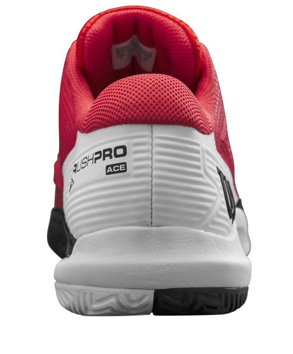 Мужские кроссовки теннисные Wilson Rush Pro Ace - красный