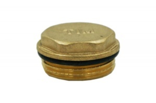 Заглушка с  упл-ным  кольц.  3/4н  (TIM)(10/380)