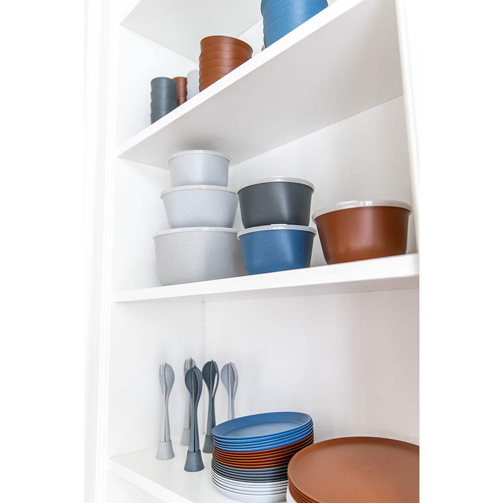 Контейнер для хранения connect, organic, 4 л, темно-серый