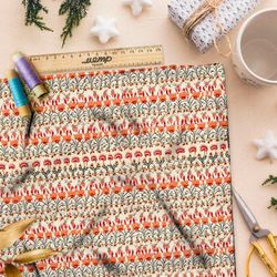 Ткань премиум шелк искусственный Армани пламенный балет