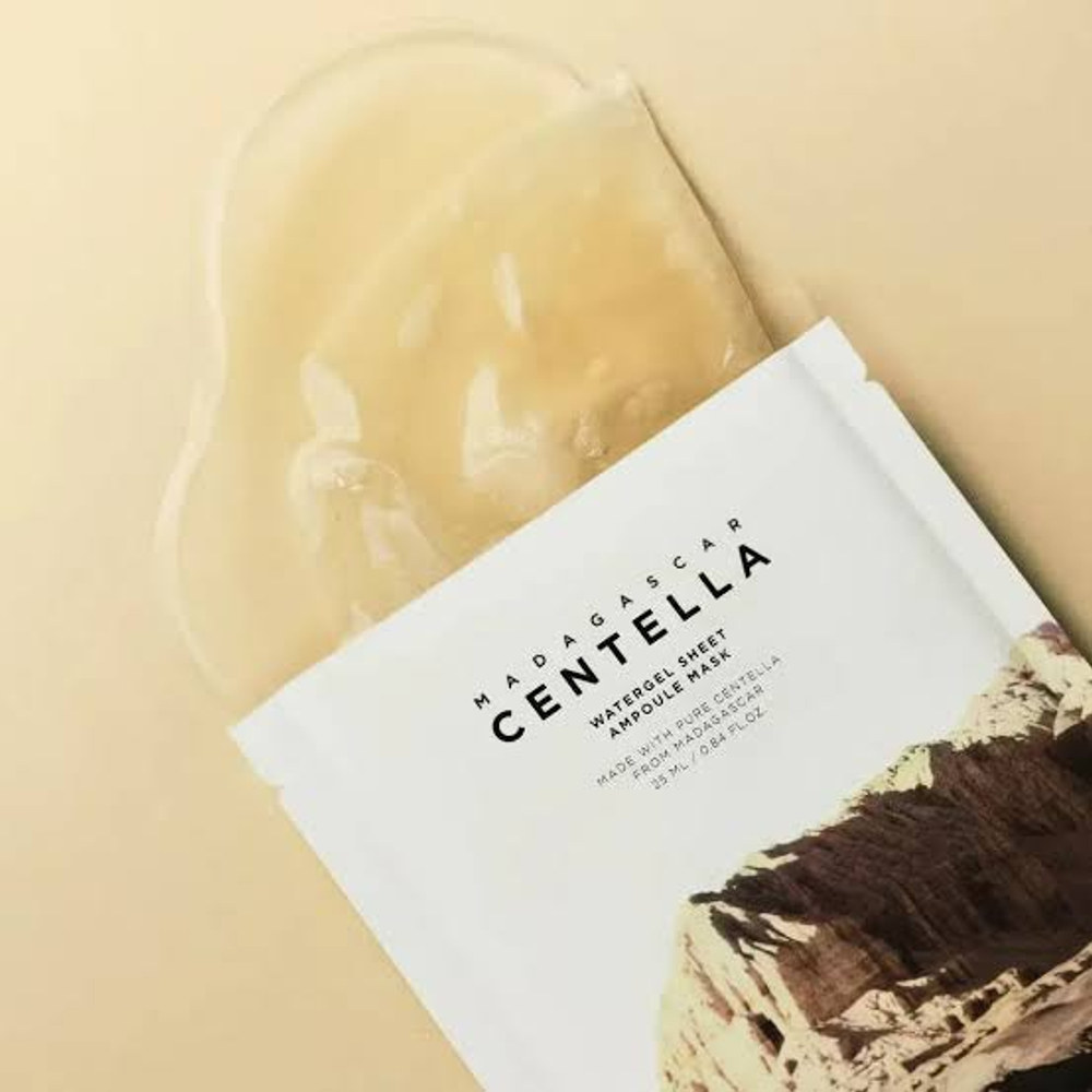 Skin1004 Madagascar Centella Watergel Sheet Ampoule Mask ампульная маска с 51% центеллы