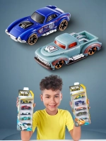 Набор машинок 5 шт инерционных металл+пластик