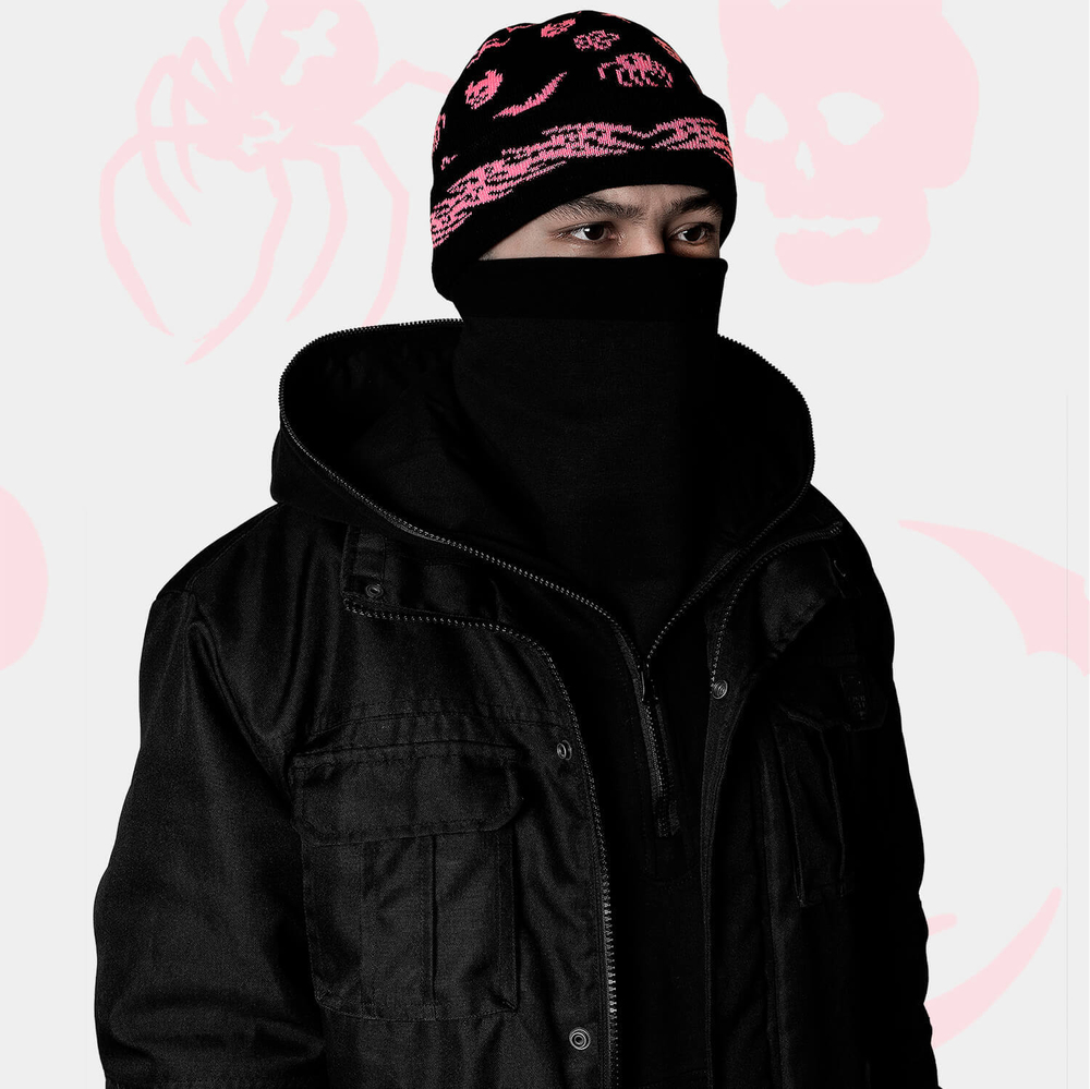 Шапка "PINK SKULL"