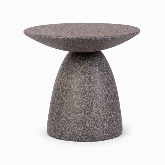 Кофейный столик Zuran Ø60х55 см, стекловолокно под камень