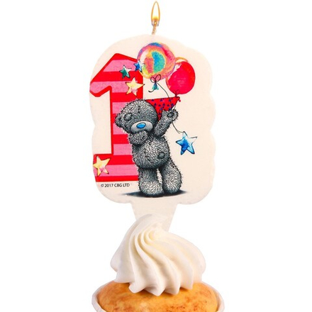 Свеча в торт, цифра 1 Me To You, 5 х 8,5 см