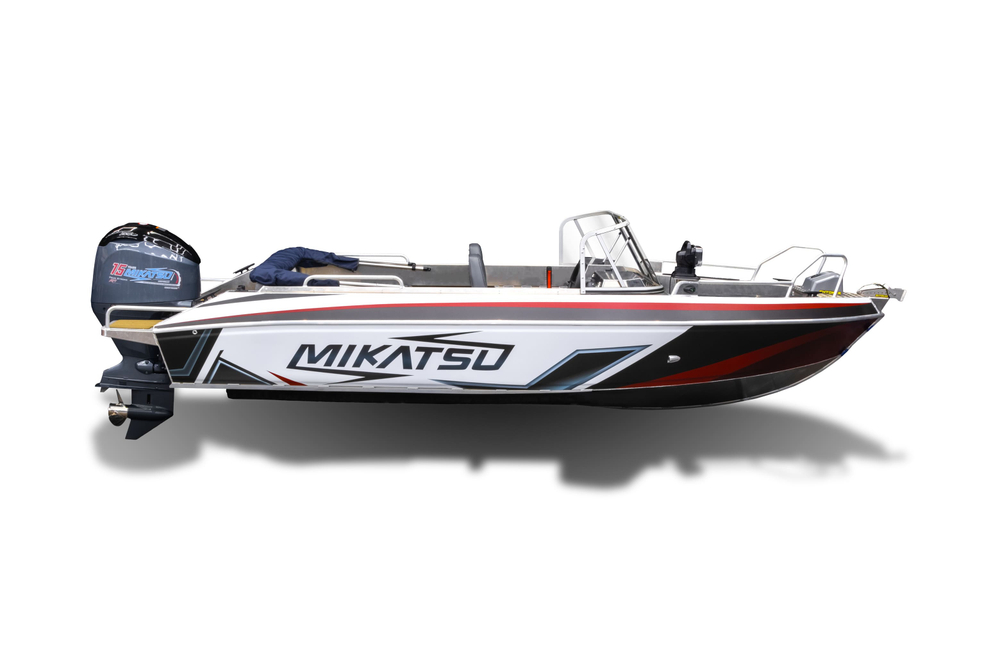 Комплект Алюминиевая лодка (катер) Mikatsu (Микатсу) 590 (Z99) Sport + мотор Yamaha F115BETL