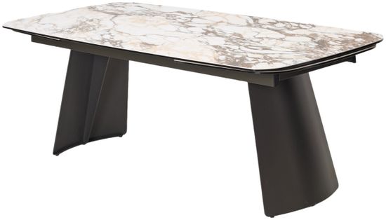 Стол ODIN 200 TL-312, испанская керамика / темно-серый каркас каркас