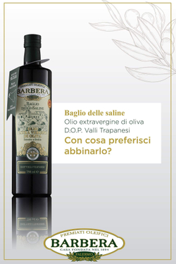 Оливковое масло BARBERA Extra Virgin D.O.P. Valli Trapanesi, BAGLIO delle SALINE, 750 мл Италия