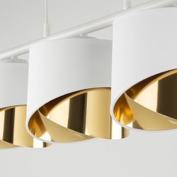 Подвесной светильник 3*Е27 4821 Grant White белый/золото TK Lighting