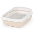 Лоток ALTA для кошек малый (с бортами и сеткой на высоких ножках) (бежев (комплект 4 шт)