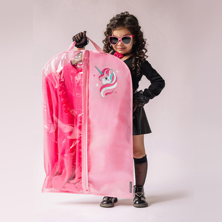 Детский чехол с окном 80х50. Единорожек